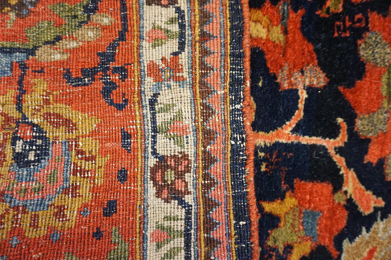 Tapis persan Bijar du début du 20e siècle ( 4'6