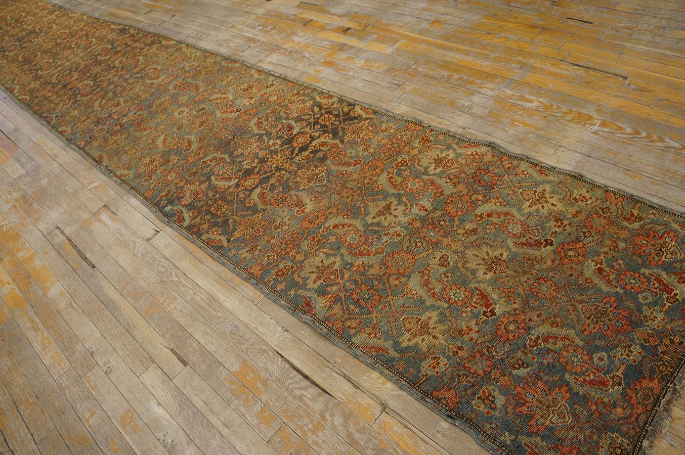 Hand-Knotted Early 20th Century W. Persian Bijar Carpet For Sale
