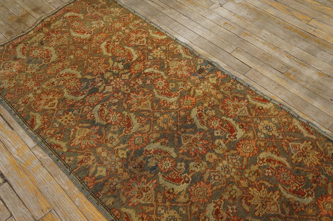 Wool Early 20th Century W. Persian Bijar Carpet For Sale