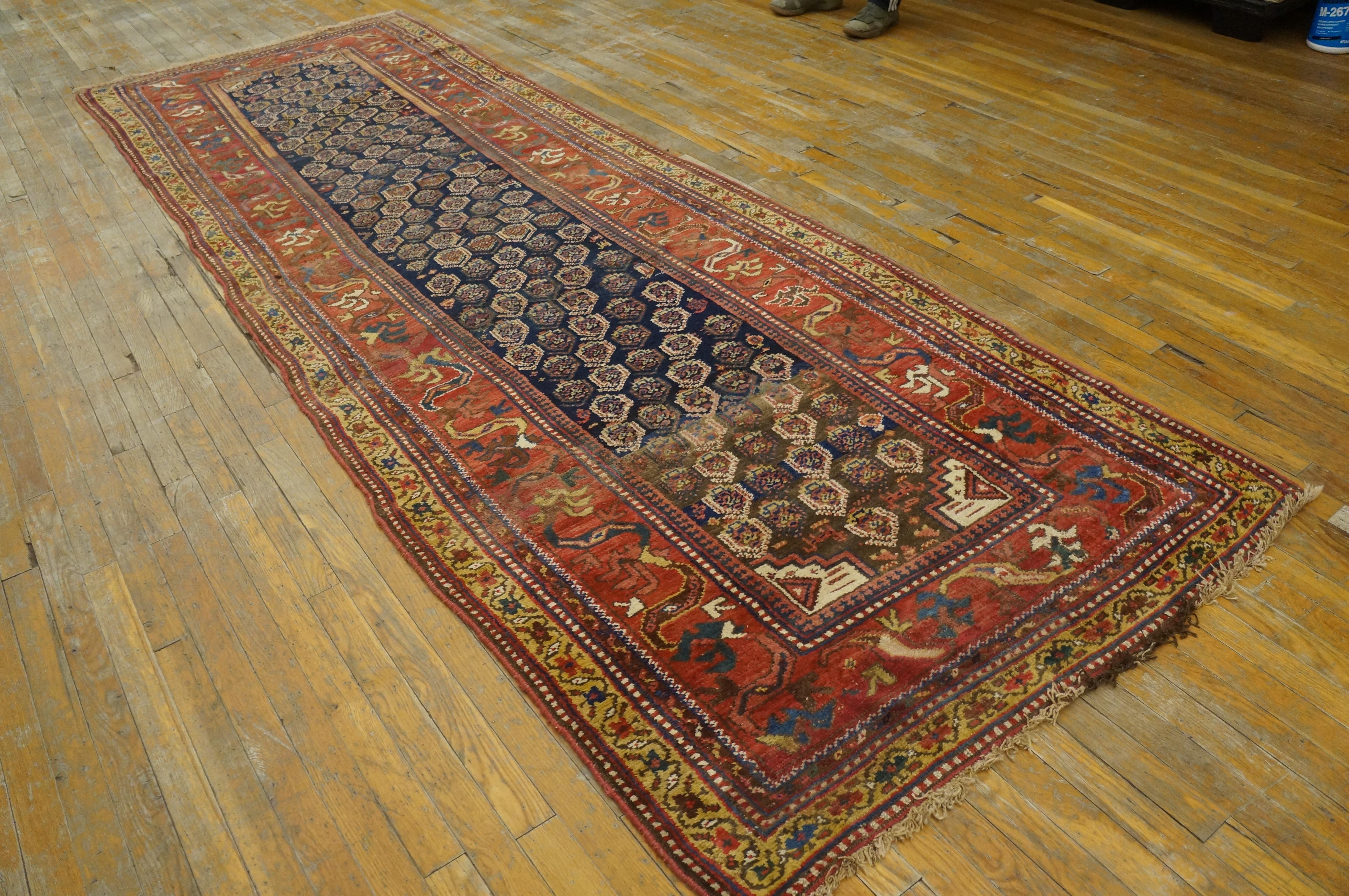 Tapis persan kurde du début du 20e siècle W. ( 3'10