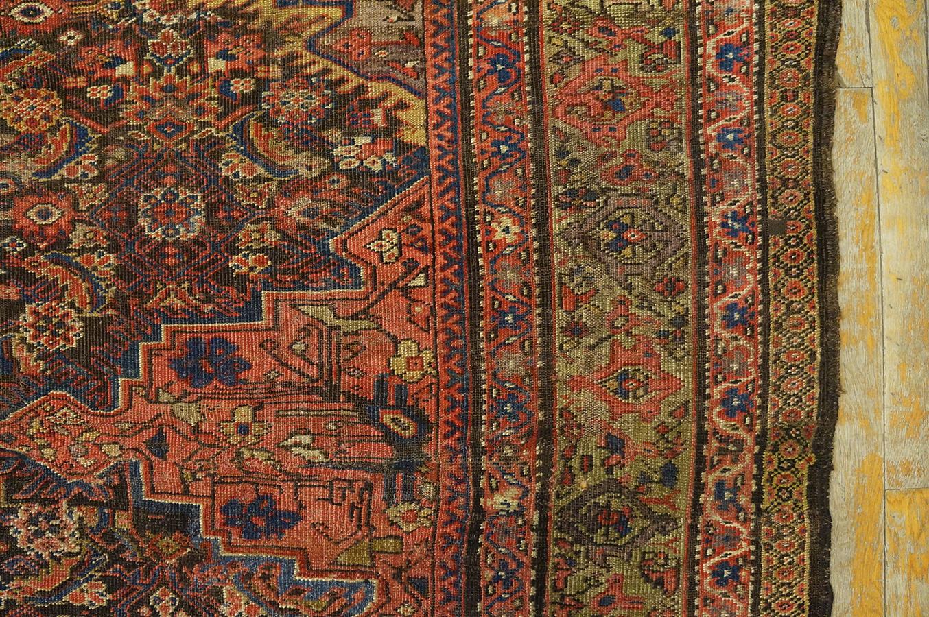 Tapis de galerie persan kurde du début du 20e siècle (6'4
