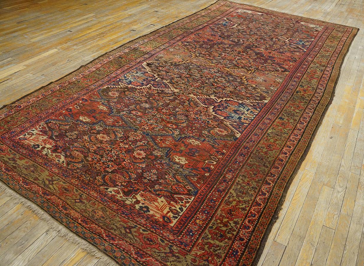 Tapis de galerie persan kurde du début du 20e siècle (6'4