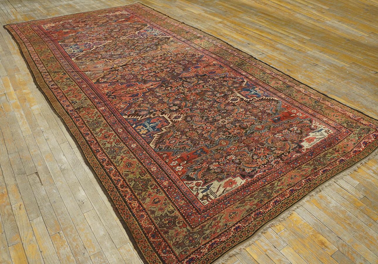 Perse Tapis de galerie persan kurde du début du 20e siècle (6'4