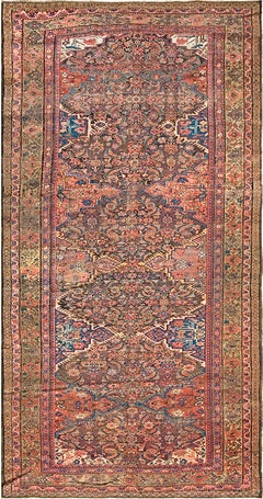 Tappeto da galleria persiano curdo dei primi del Novecento (a) Gallery (193 x 373)