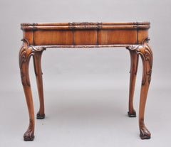 Early 20th Century Walnut Card Table by Howard & Co London