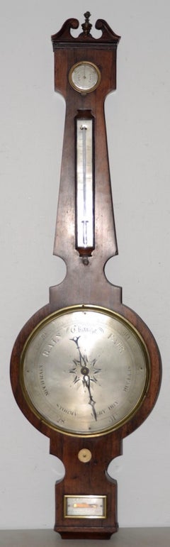 Early 20th Century Walnut Cased Barometer