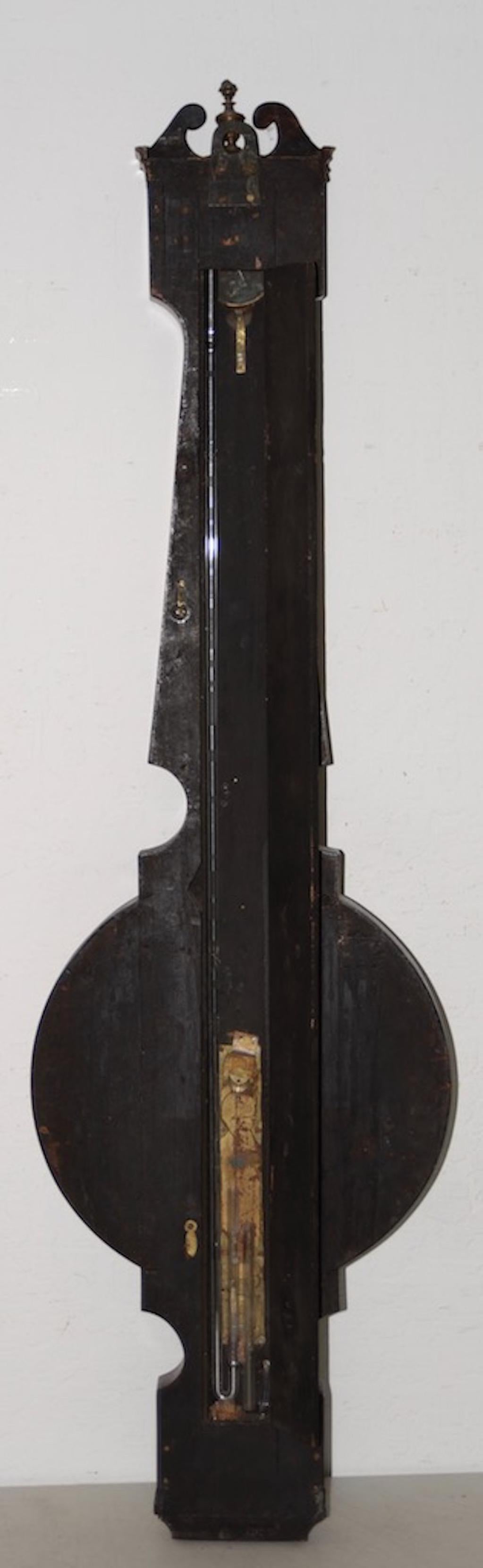 Early 20th Century Walnut Cased Barometer For Sale 1