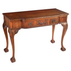 Early 20th Century Walnut Chippendale Style Side Table