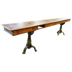 Early 20th Century Walnut Counter from Spain