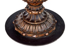Early 20th Century Walnut Inlaid Pedestal Table