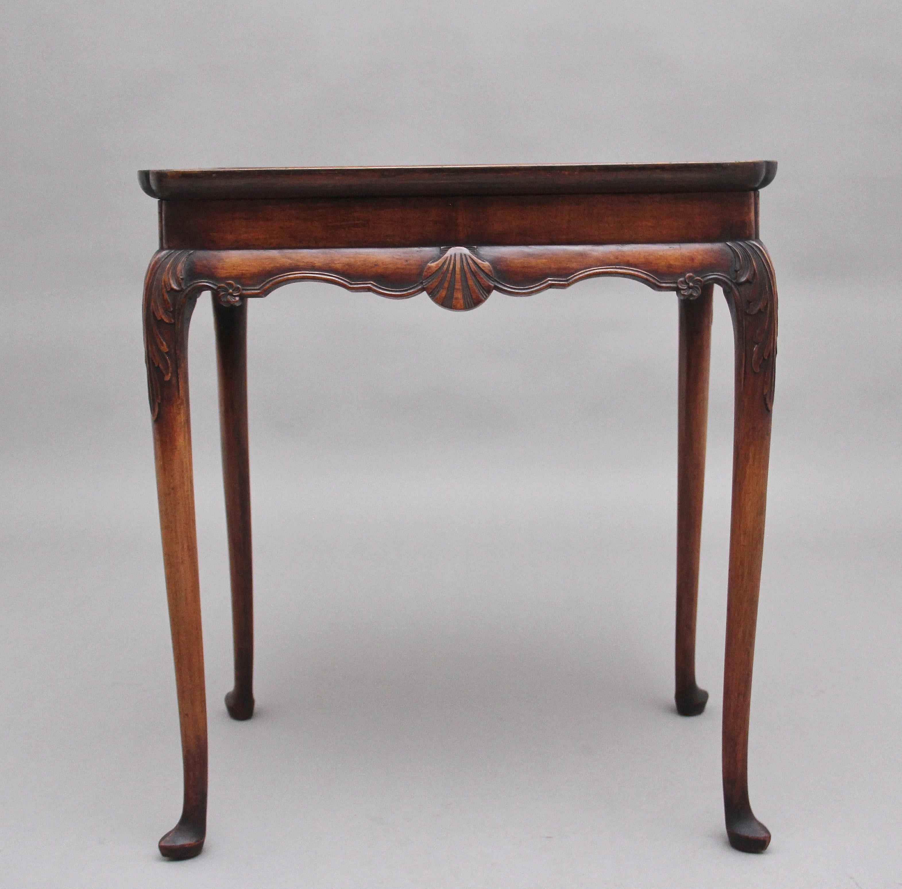 Early 20th Century Walnut Silver Table 2