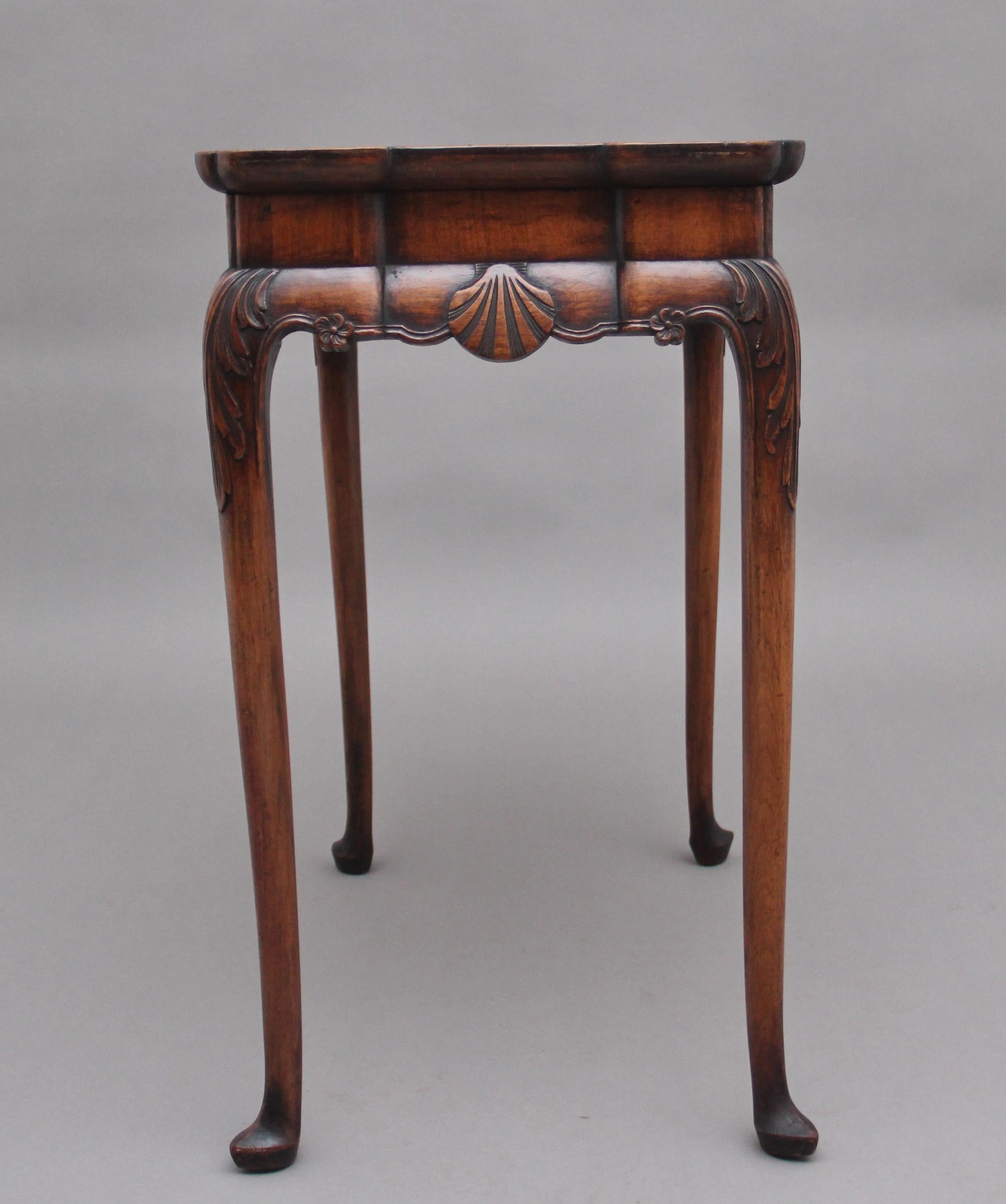 Early 20th Century Walnut Silver Table 3