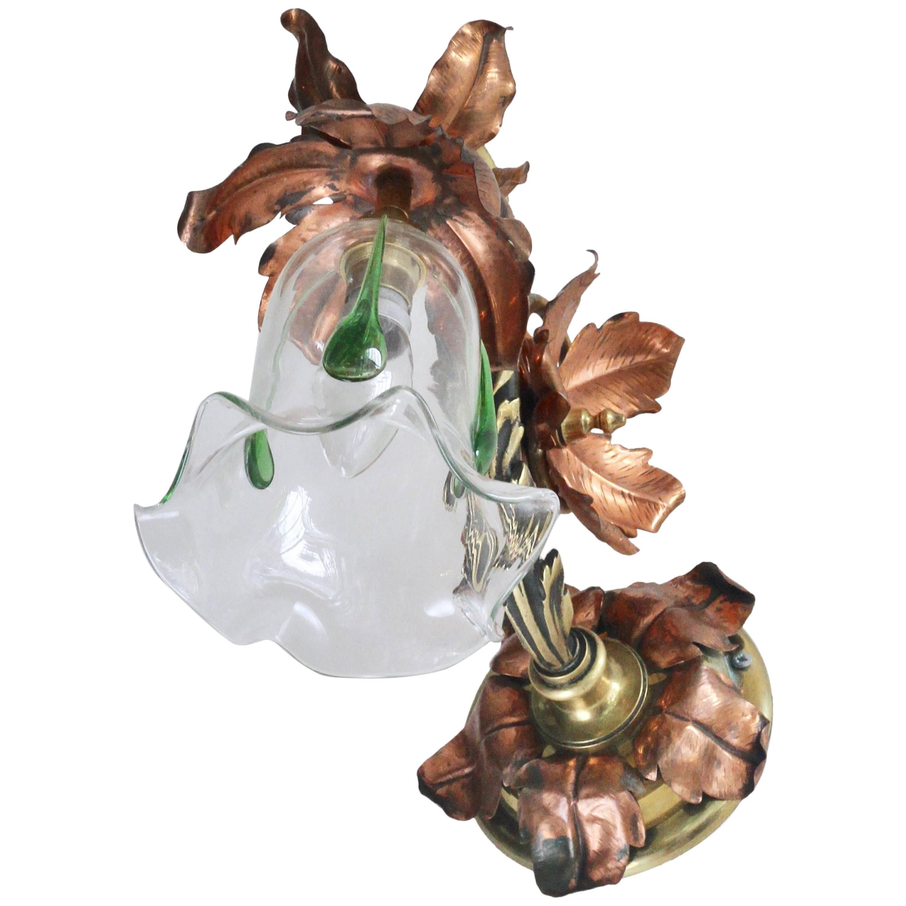 Early 20th Century W.A.S.Benson Wall Light For Sale