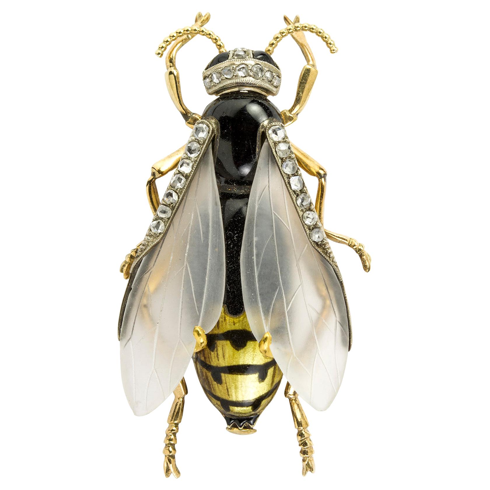 Early 20th Century Wasp Brooch