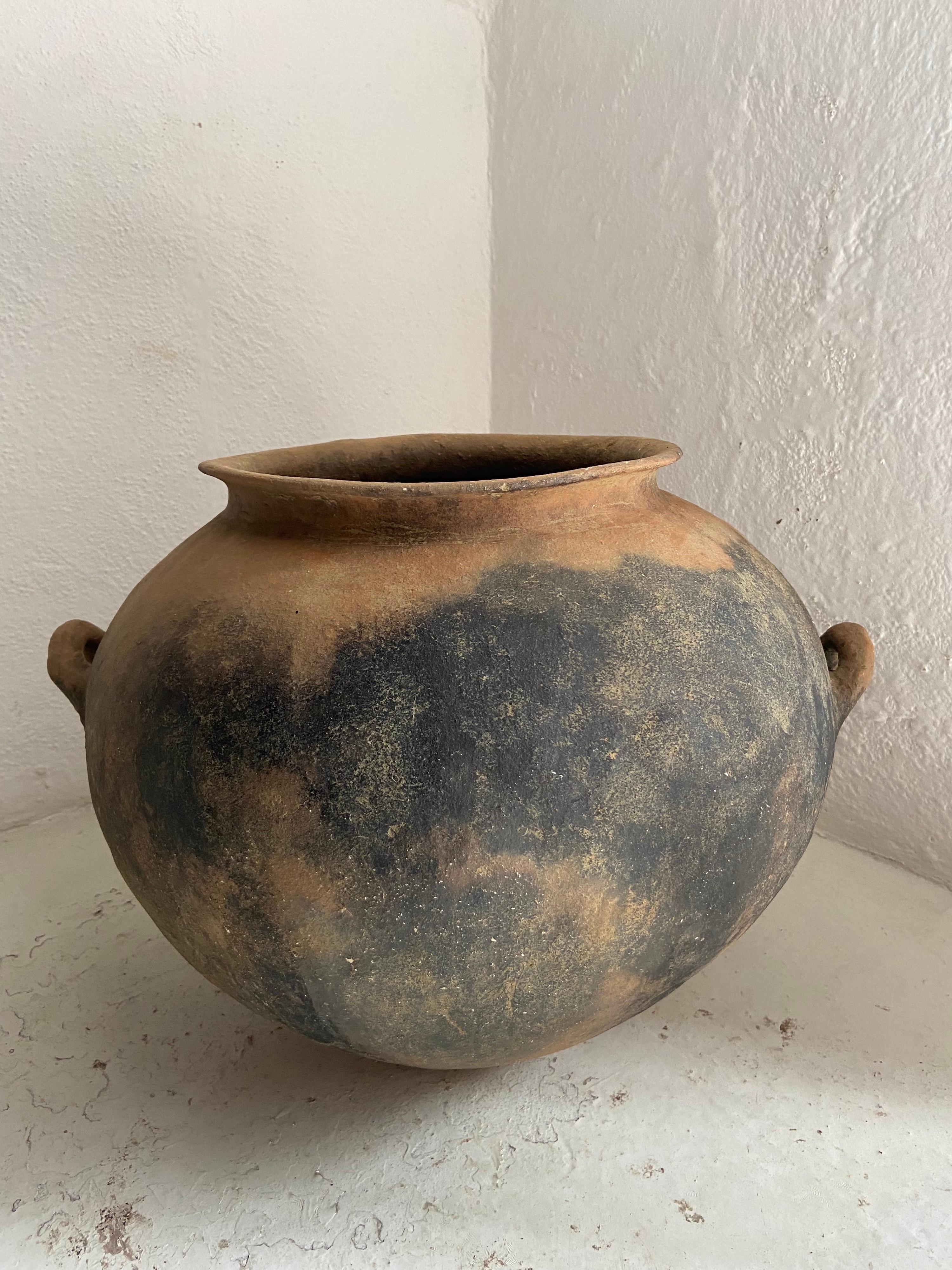 Fired Early 20th Century Water Jar from Central Mexico