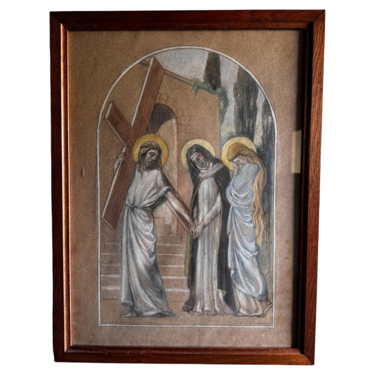 Early 20th Century Watercolor on Paper