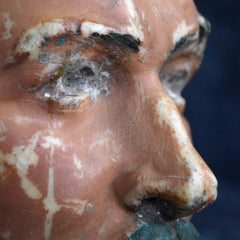 Early 20th Century Wax Mannequin Head