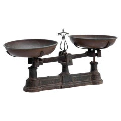 1920s Metal Weighing Machine, Mid-Century Modern, Spain