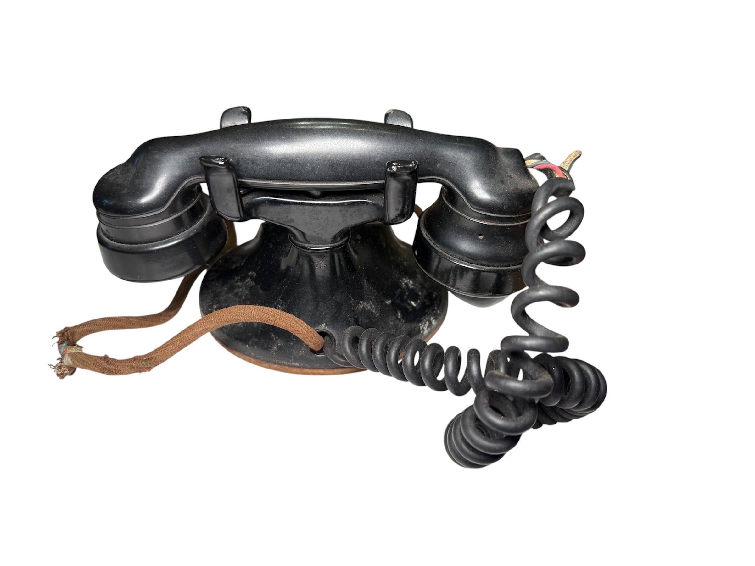 Art déco Début du 20e siècle Western Electric  Téléphone de bureau en vente