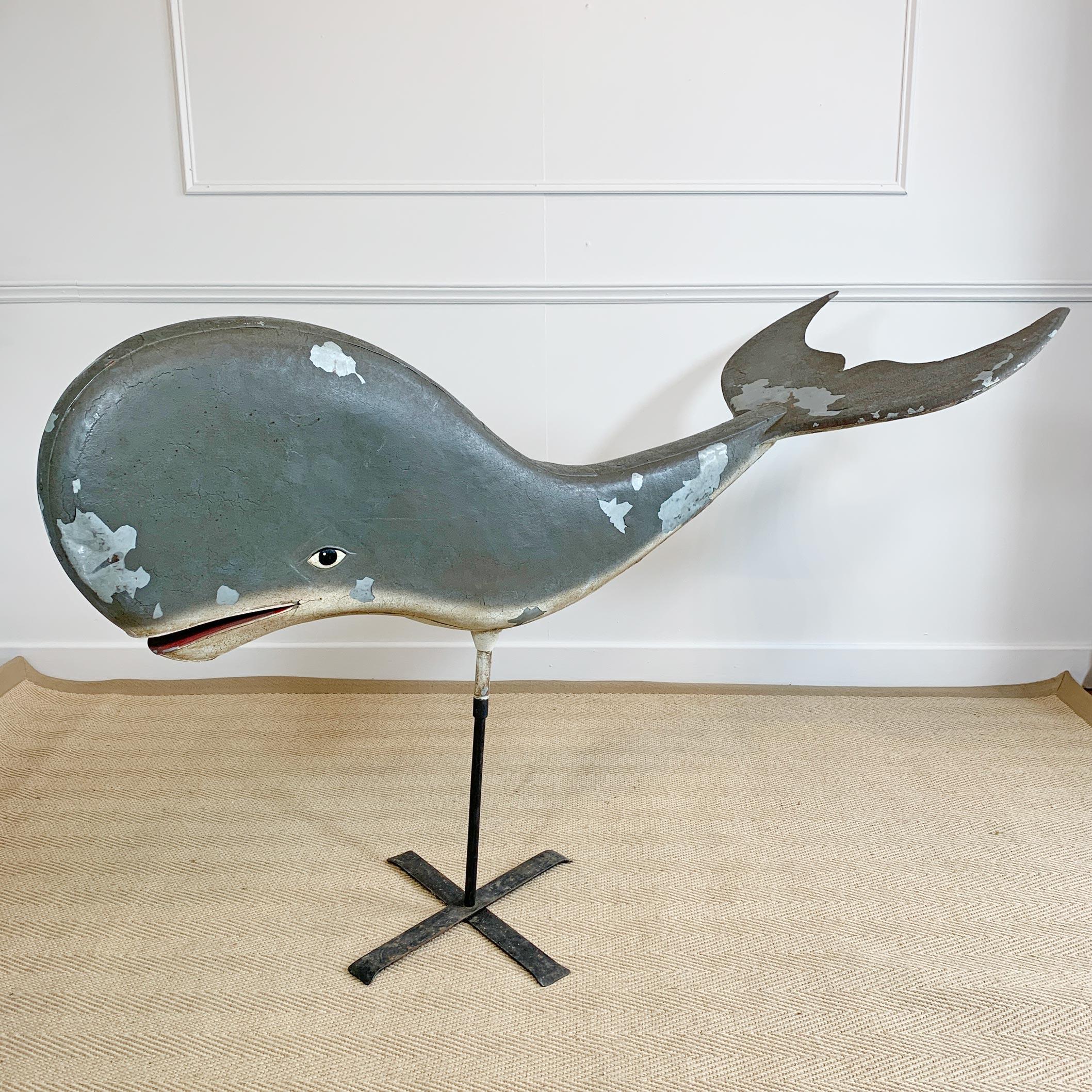 Early 20th Century Grey Whale Shop/Trade Sign For Sale 10