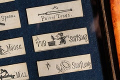 Early 20th Century Whimsical Parlour Game Charades Cards Parker Brothers