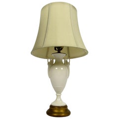 Early 20th Century White Porcelain Lamp by Lenox