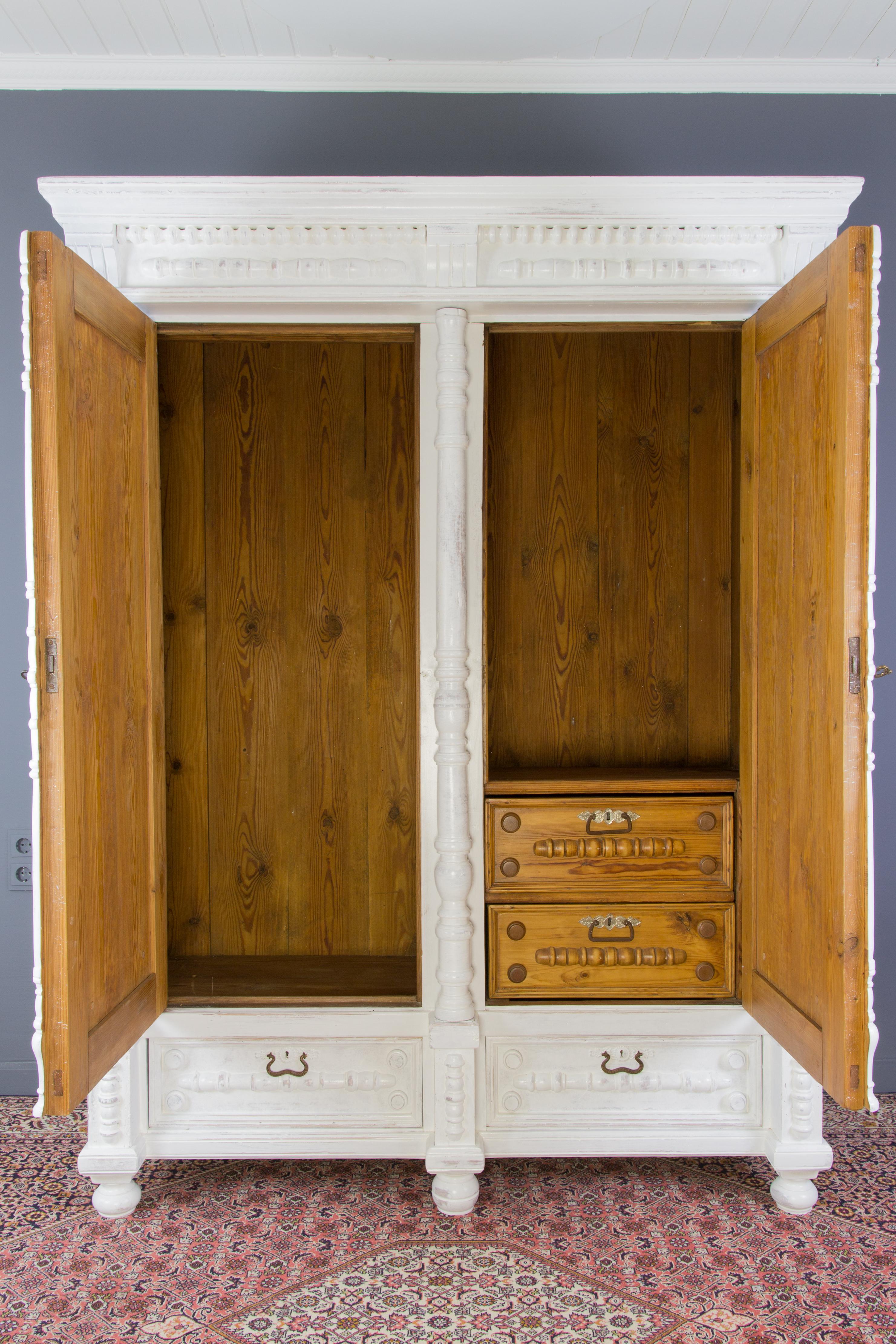 whitewash armoire