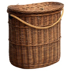 Early 20th Century Wicker Basket - Circa 1940