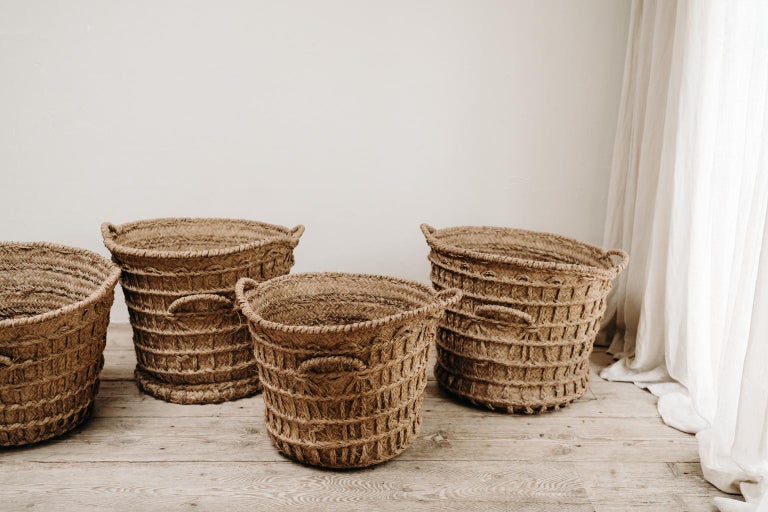 Early 20th Century Wicker Baskets In Good Condition In Brecht, BE