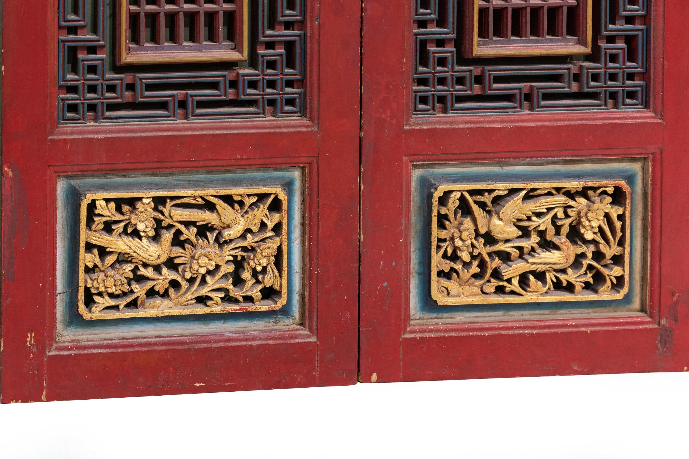 Carved Early 20th Century Window Carvings from Fujian, China