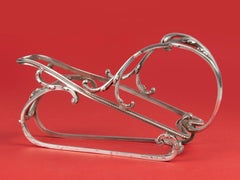 Cesta para servir vino de principios del siglo XX fabricada por Wiskemann