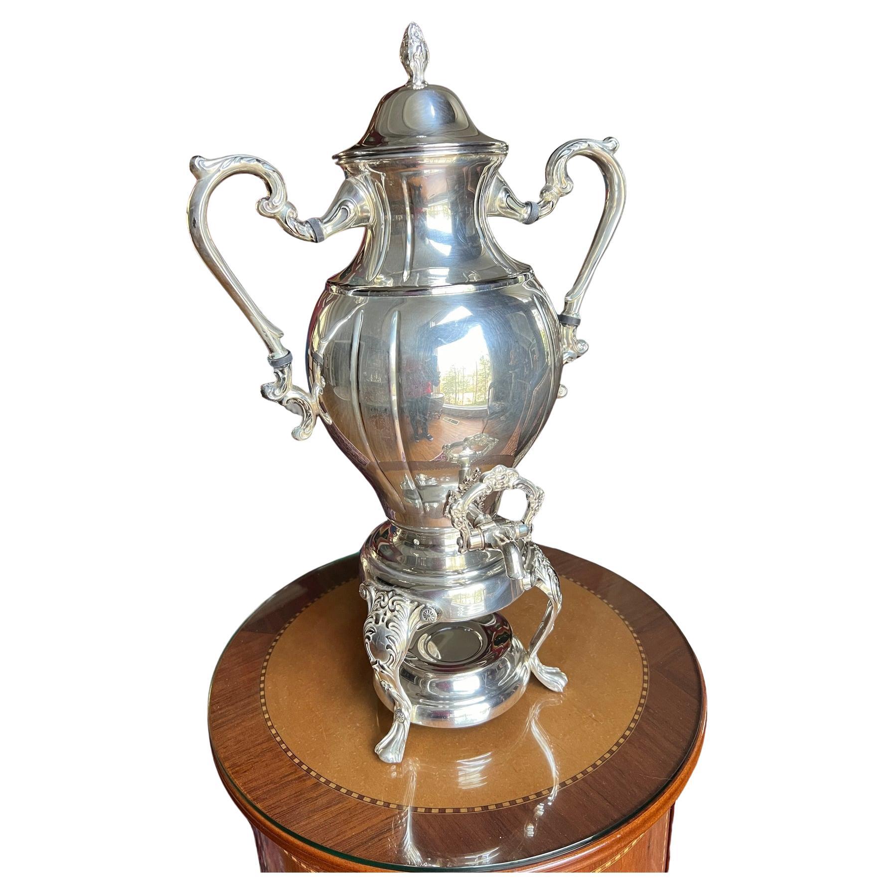 Early 20th Century Wolfe Silverplate Samovar, URN