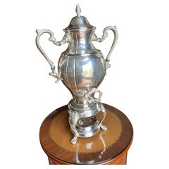 Samovar de plata Wolfe de principios del siglo XX, URN