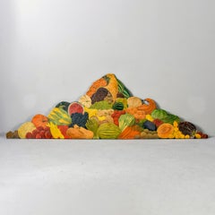 Early 20th Century Wood and Canvas Painted Produce Sign