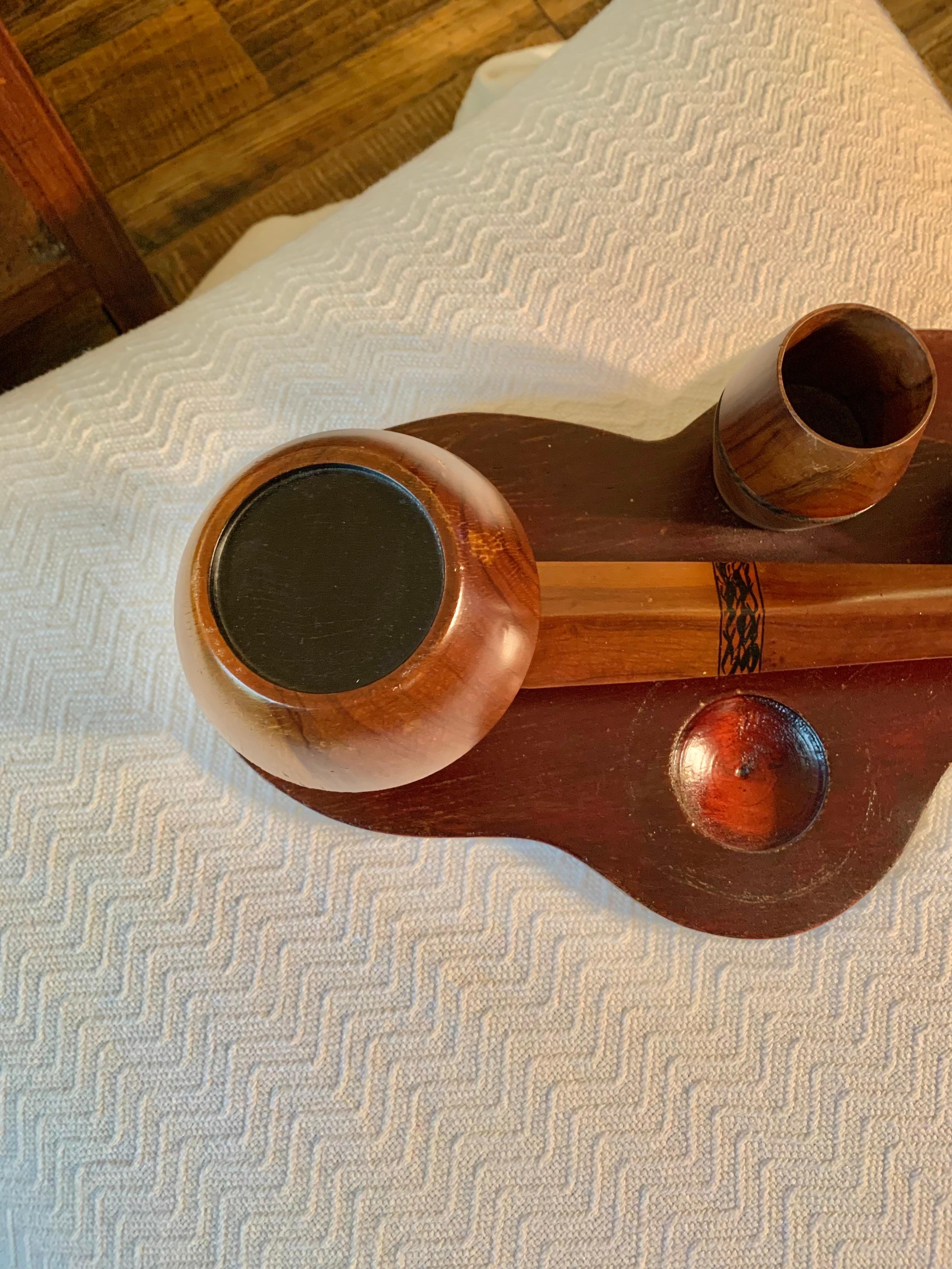 Soporte para pipa de madera estilo Art Decó de principios del siglo XX en venta 3