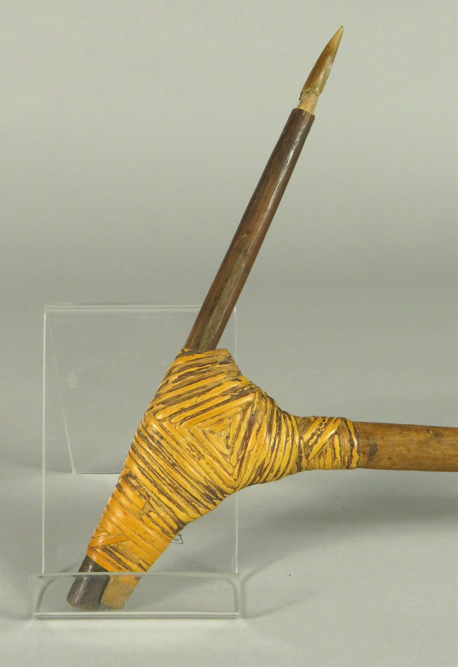 Tribal Early 20th Century Papua New Guinea Fighting Pick, Lowland Rainforest