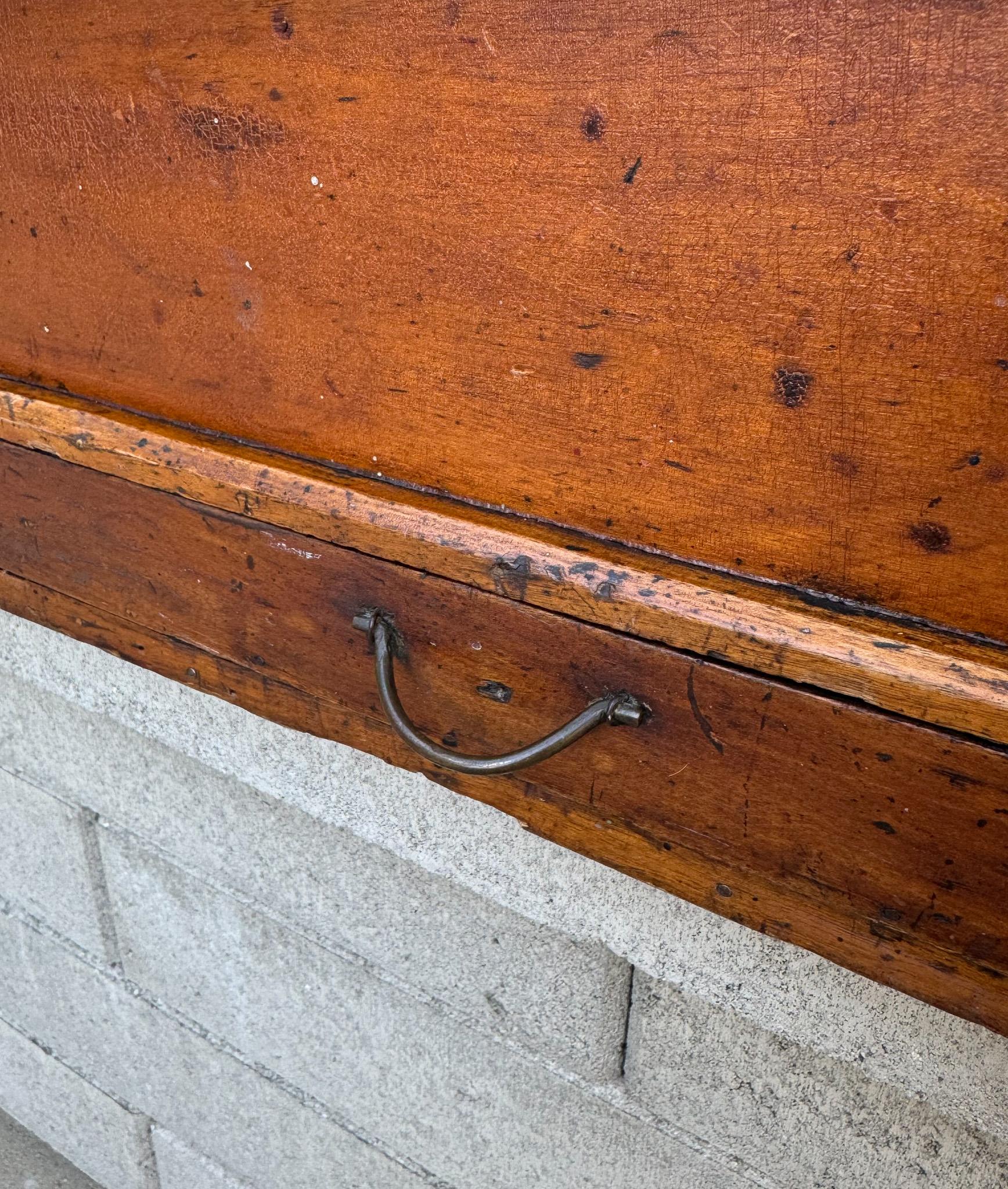 Boîte à outils en bois et laiton du début du 20e siècle en vente 1