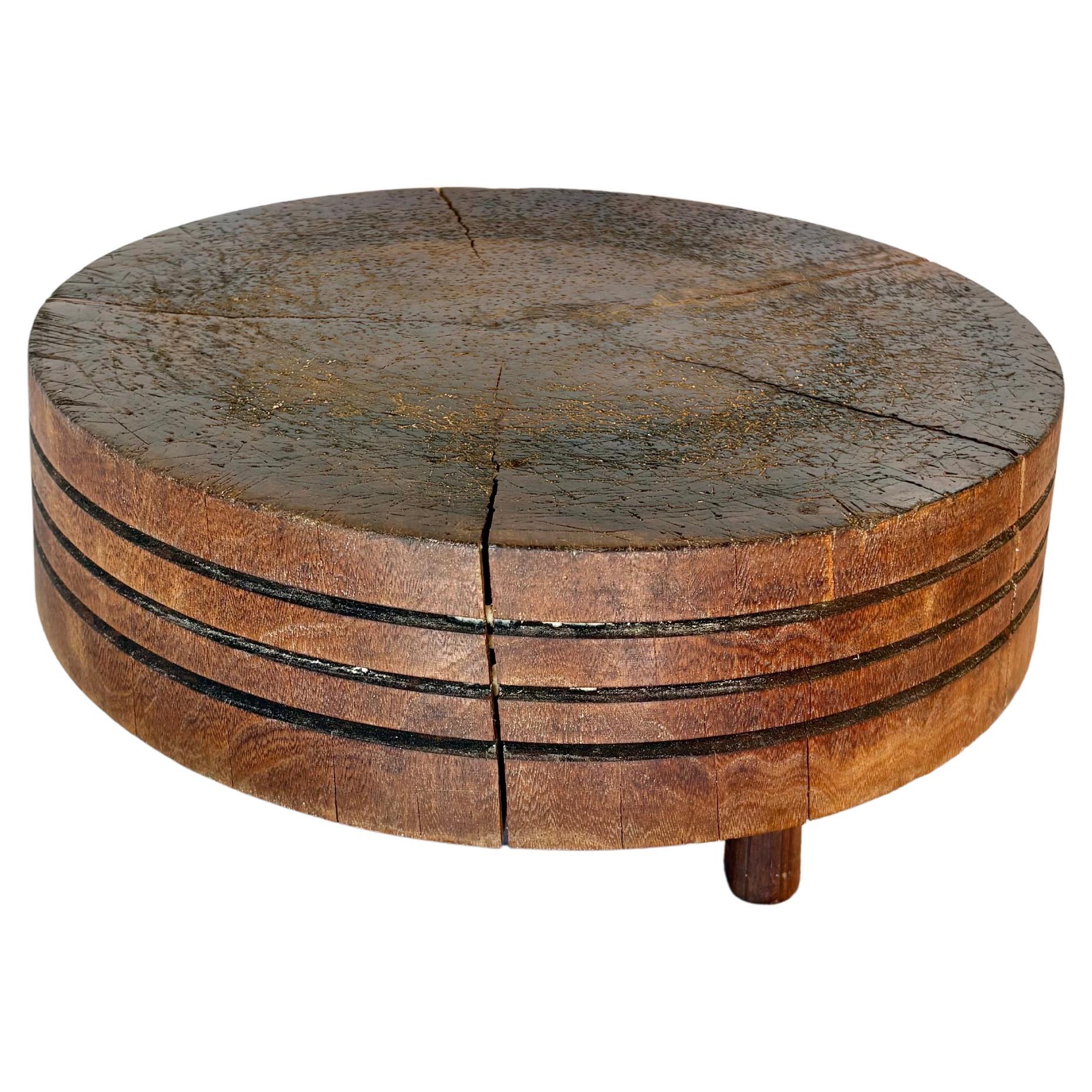 Anfang des 20. Jahrhunderts Holz Tuk-Away Butcher Block
