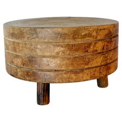 Anfang des 20. Jahrhunderts Holz Tuk-Away Butcher Block