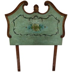 Antique Early 20th Century Wood Venecian Headboard