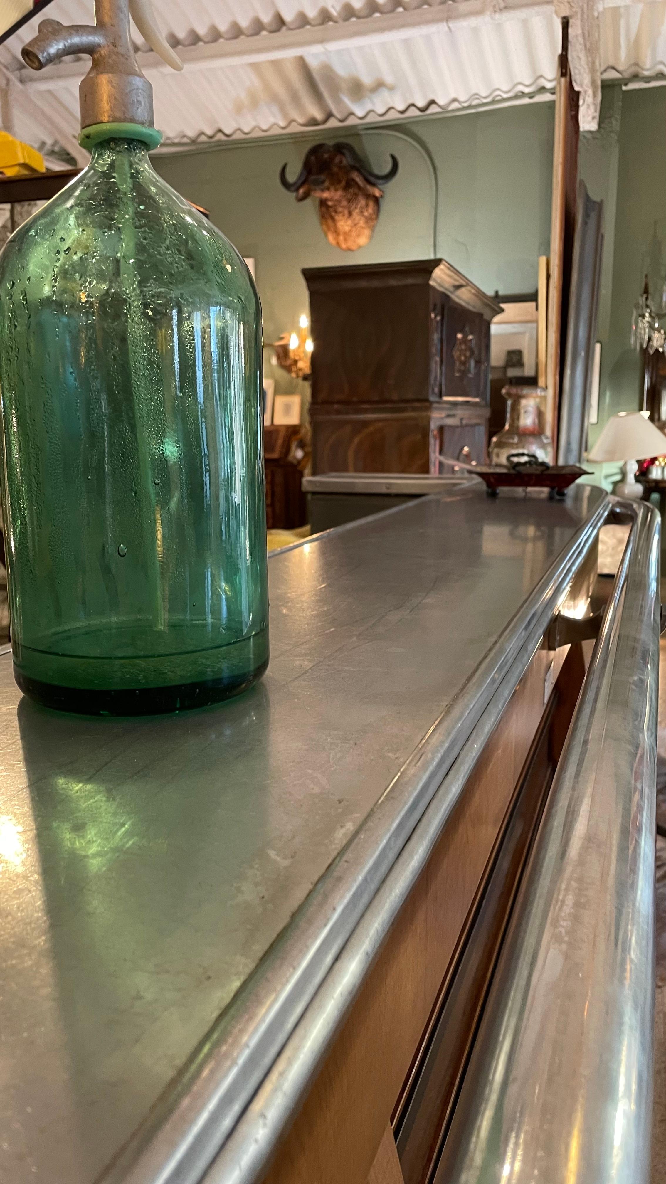 Early 20th Century Wooden Bar Counter from France 1