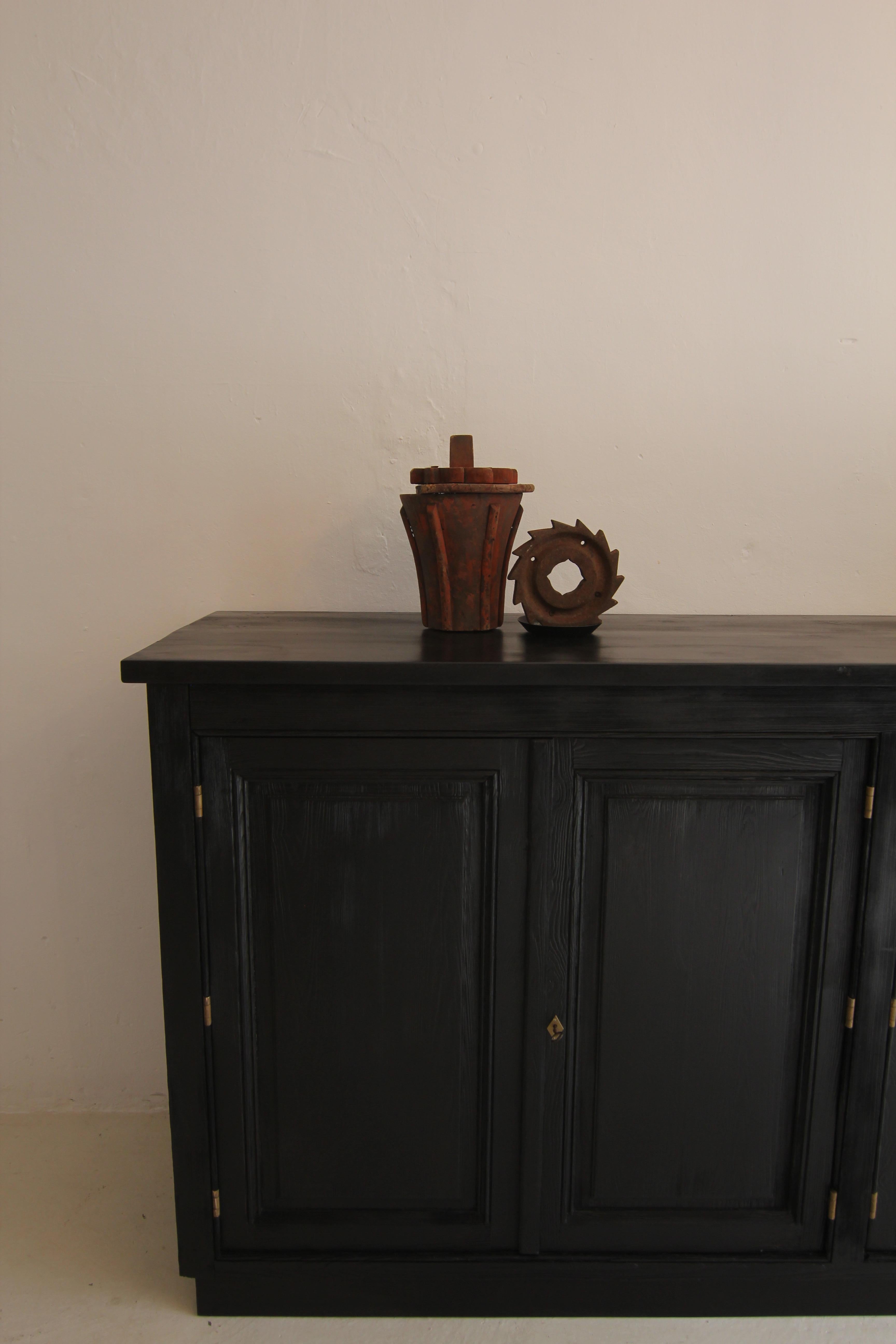 Industrial Early 20th Century Wooden Casting Pattern Object with Original Patina For Sale