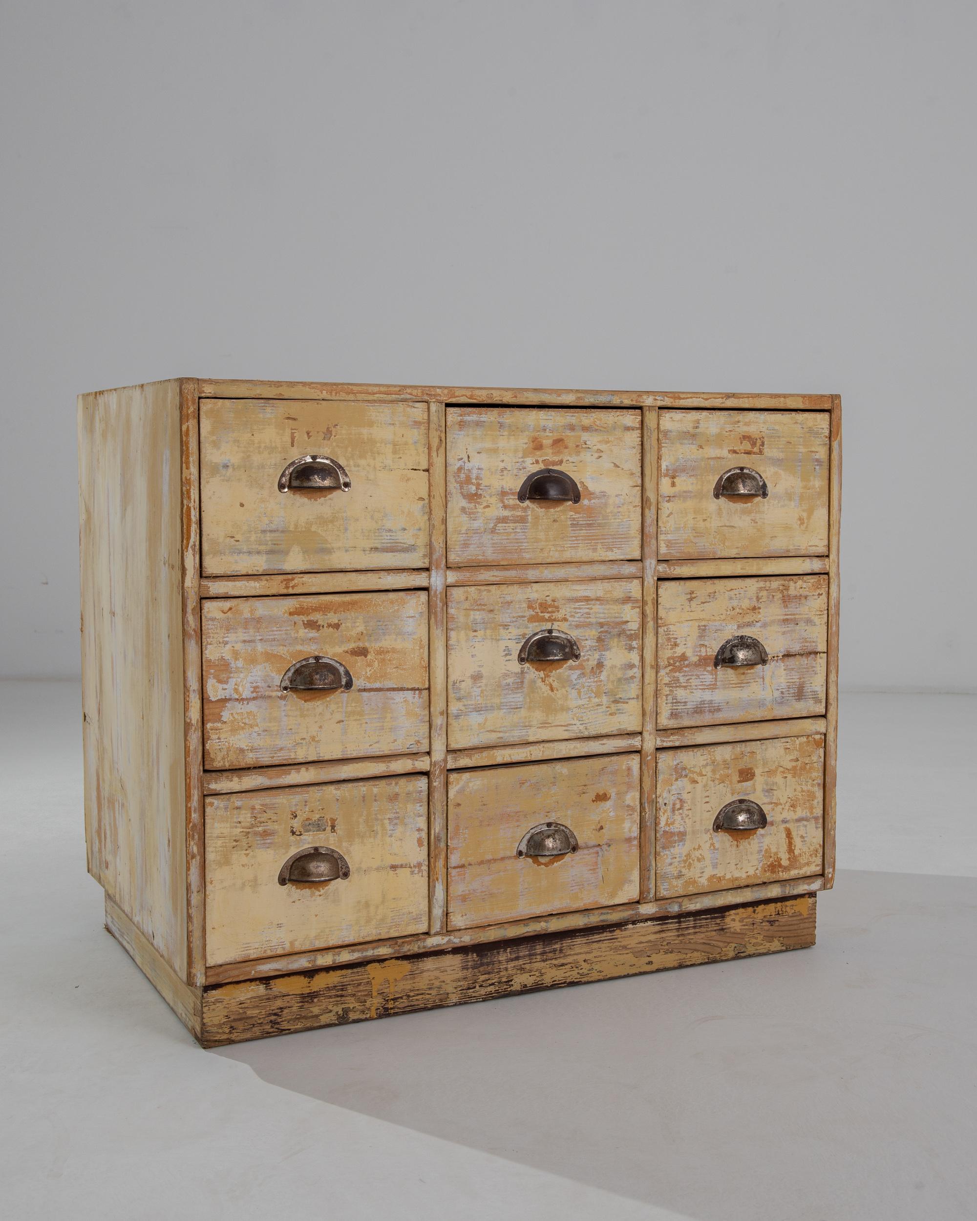Early 20th Century, Wooden Chest of Drawers For Sale 7