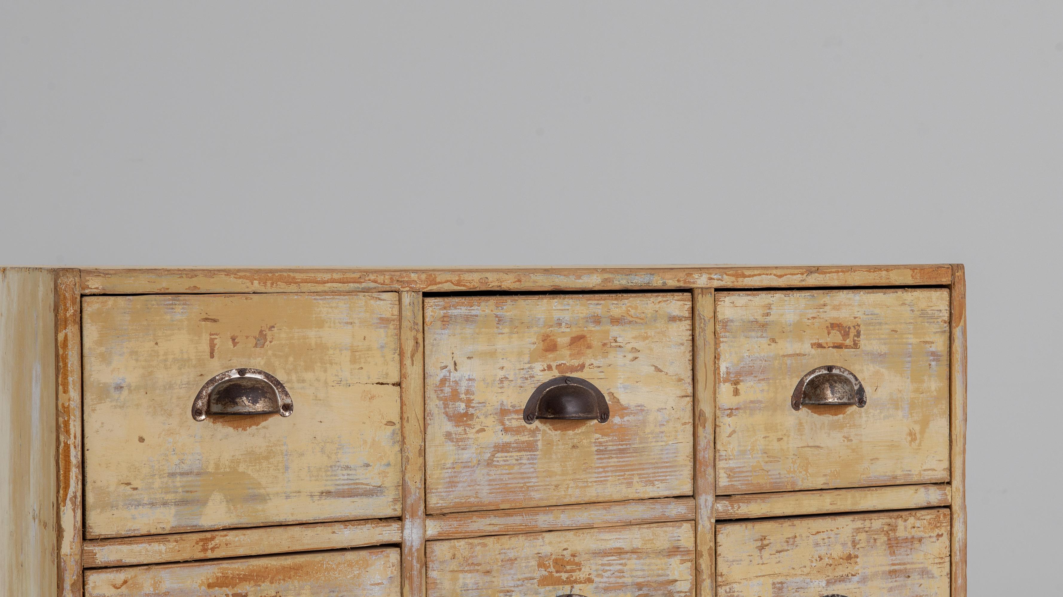 Early 20th Century, Wooden Chest of Drawers For Sale 8