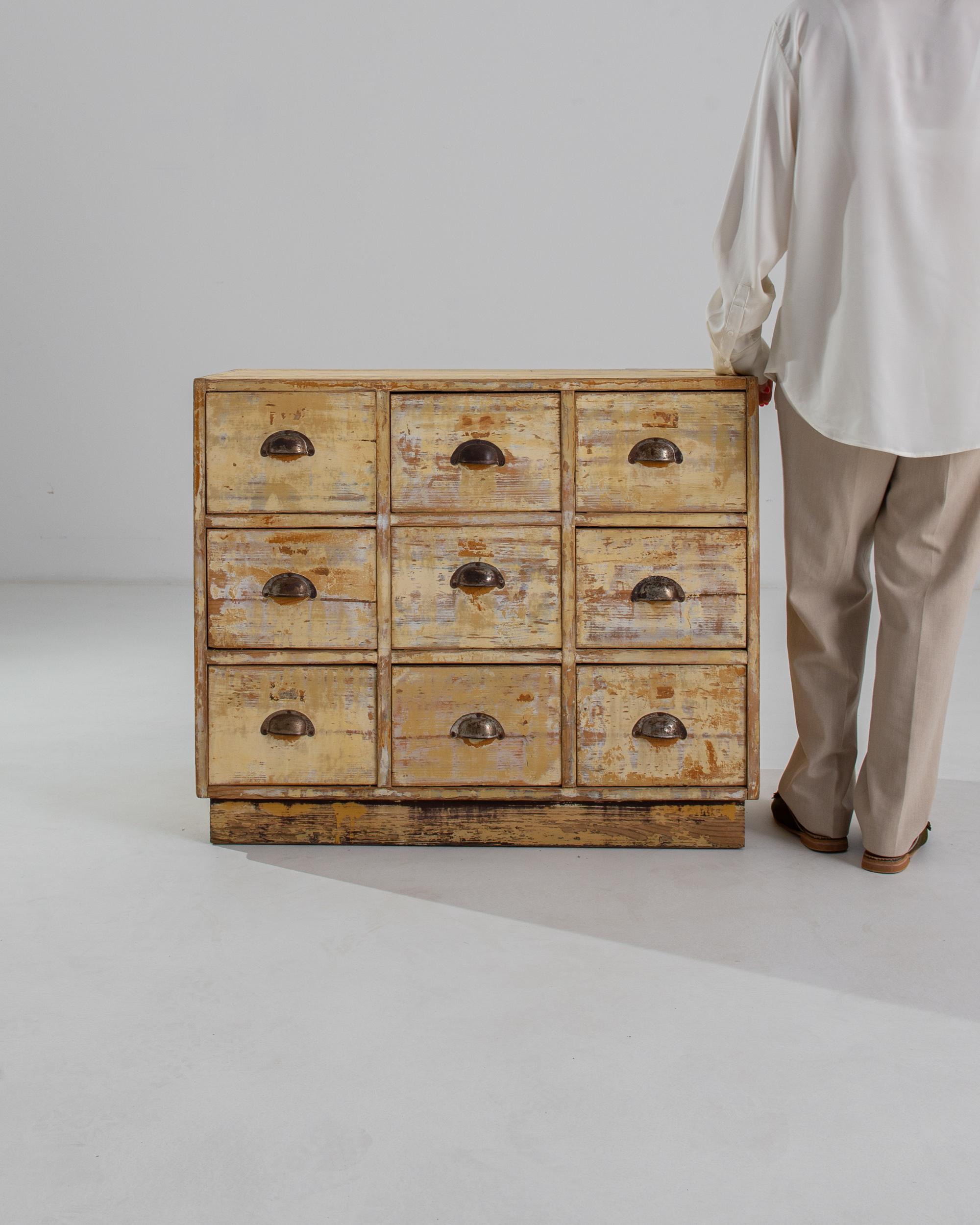 Early 20th Century, Wooden Chest of Drawers For Sale 1