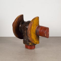 Early 20th Century Wooden Foundry Mold, circa 1900