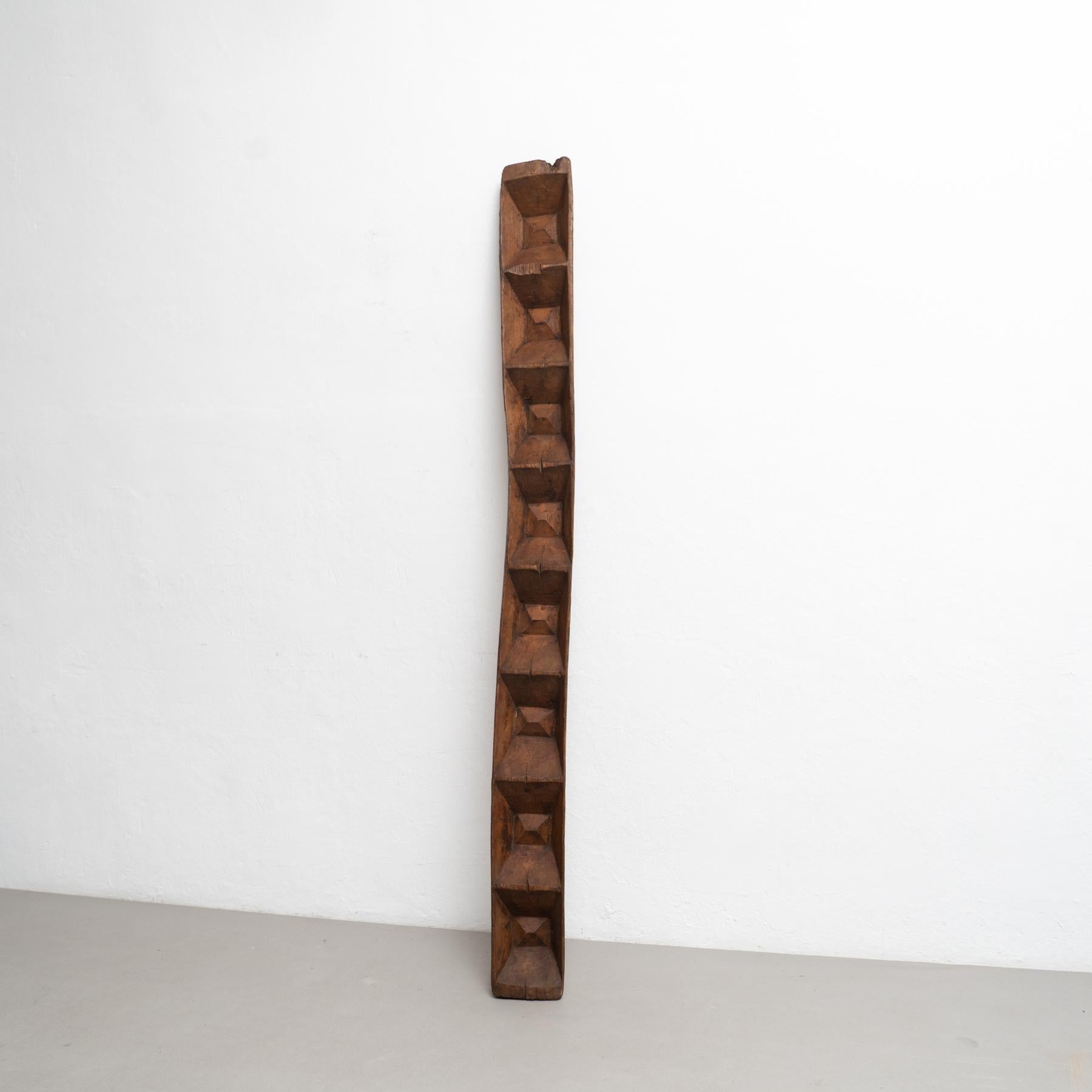 Escultura de madera de principios del siglo XX al estilo de Brancusi Francés
