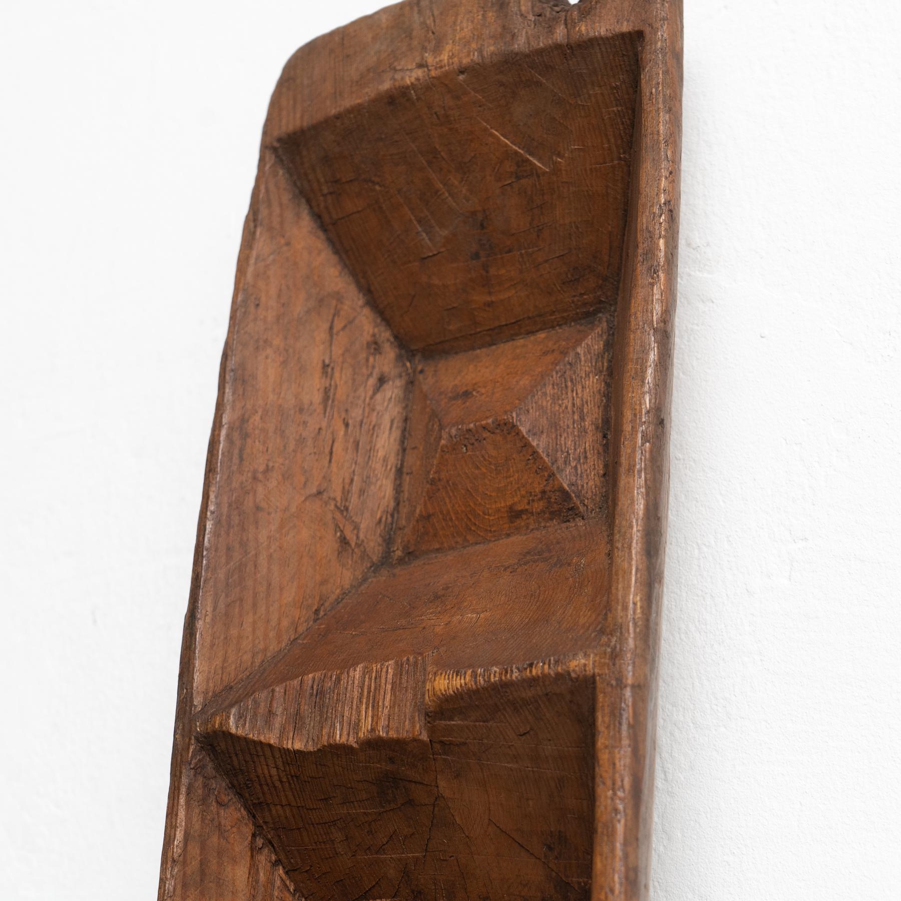 Escultura de madera de principios del siglo XX al estilo de Brancusi 2