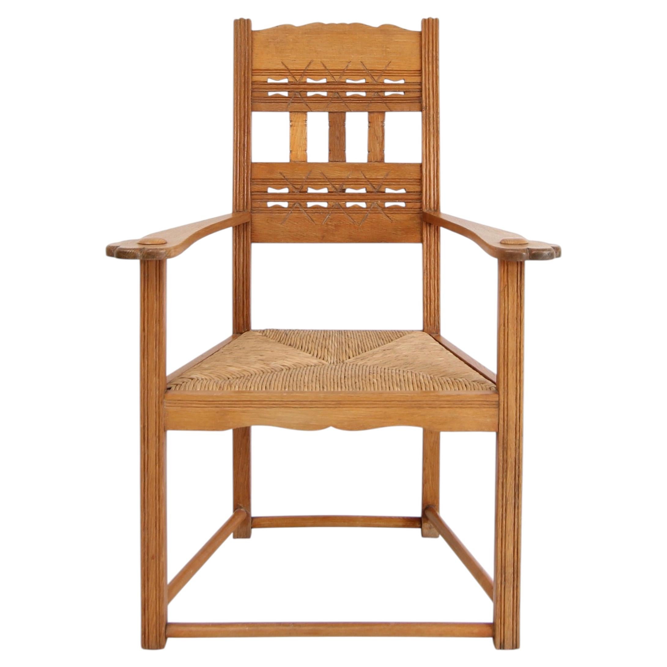 Fauteuil Worpswede du début du 20e siècle