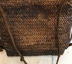 Early 20th Century Woven Thai Fishing Basket